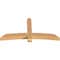 Ekena Millwork Bellingham Timber Gable Bracket, Western Red Cedar, 72"W x 36"H x 5 1/2"D x 5 1/2"F, 12/12 Pitch GBW072X36X0606BEL00SWR - alternate 3